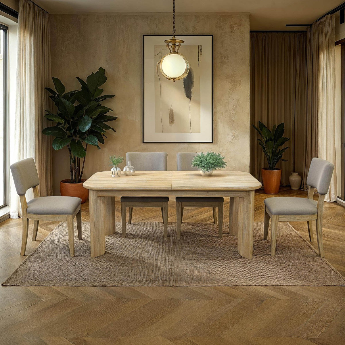 Sylvan Acacia Extendable Dining Table