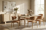 Sylvan sideboard in a sunlit dining room beside the Sylvan dining table