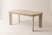 Sylvan acacia extendable dining table in Sand Wash