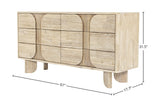 Sylvan dresser dimensions: 61 in wide, 17.7 in deep, 31.5 in high