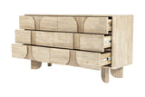 Sylvan dresser with drawers pulled out on ball-bearing glides