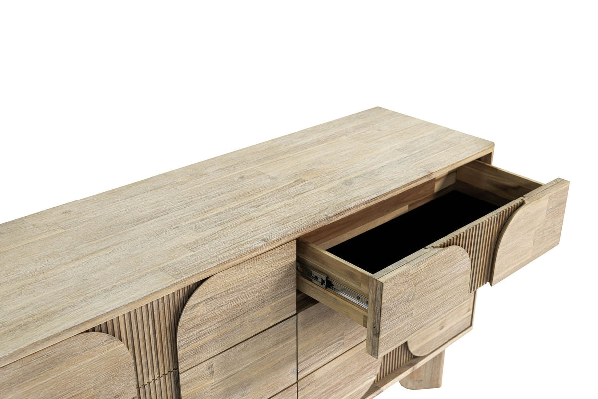 Open Sylvan drawer on a soft-close ball-bearing glide