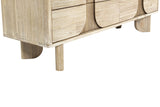 Sylvan dresser corner with curved block legs