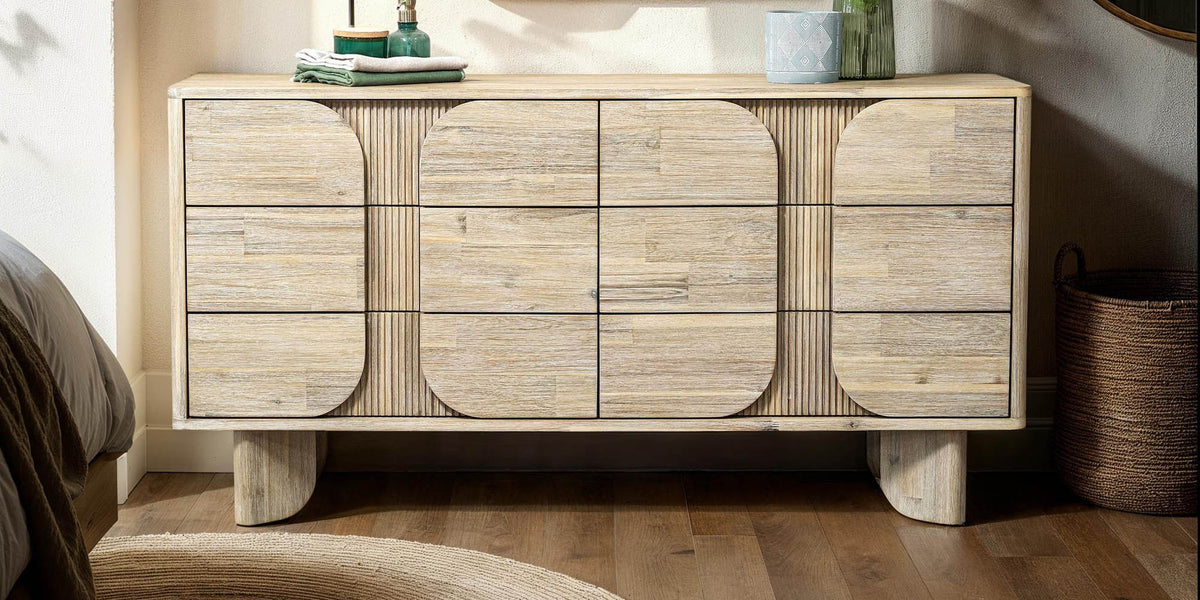 Sylvan Sand Wash Acacia 6-Drawer Dresser