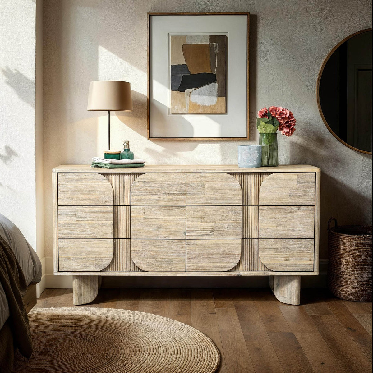 Sylvan Sand Wash Acacia 6-Drawer Dresser