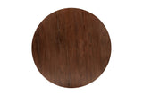 Thorne 48-inch round acacia tabletop seen from directly above
