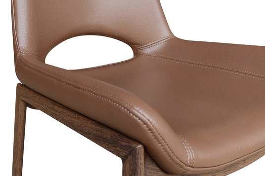 Tobin Saddle Faux Leather Dining Chair (Set of 6) - Ready for Busy Rooms