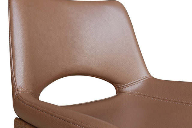 Tobin Saddle Faux Leather Dining Chair (Set of 6) - Textured Saddle Faux Leather
