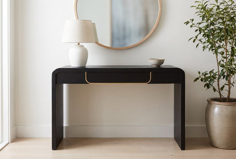 Trieste Waterfall 1-Drawer Console Table