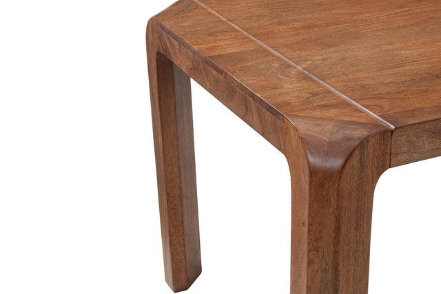 Tristan Mango Wood Mid-Century Dining Table - Rounded Corner Legs