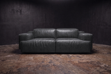 Valentina Distressed Leather Recliner Sofa