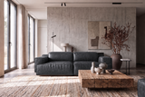 Valentina Distressed Leather Recliner Sofa