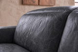 Valentina Distressed Leather Recliner Sofa