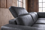 Valentina Distressed Leather Recliner Sofa