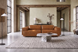 Valentina Distressed Leather Recliner Sofa