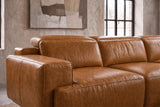 Valentina Distressed Leather Recliner Sofa
