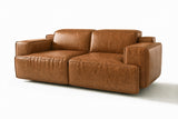 Valentina Distressed Leather Recliner Sofa