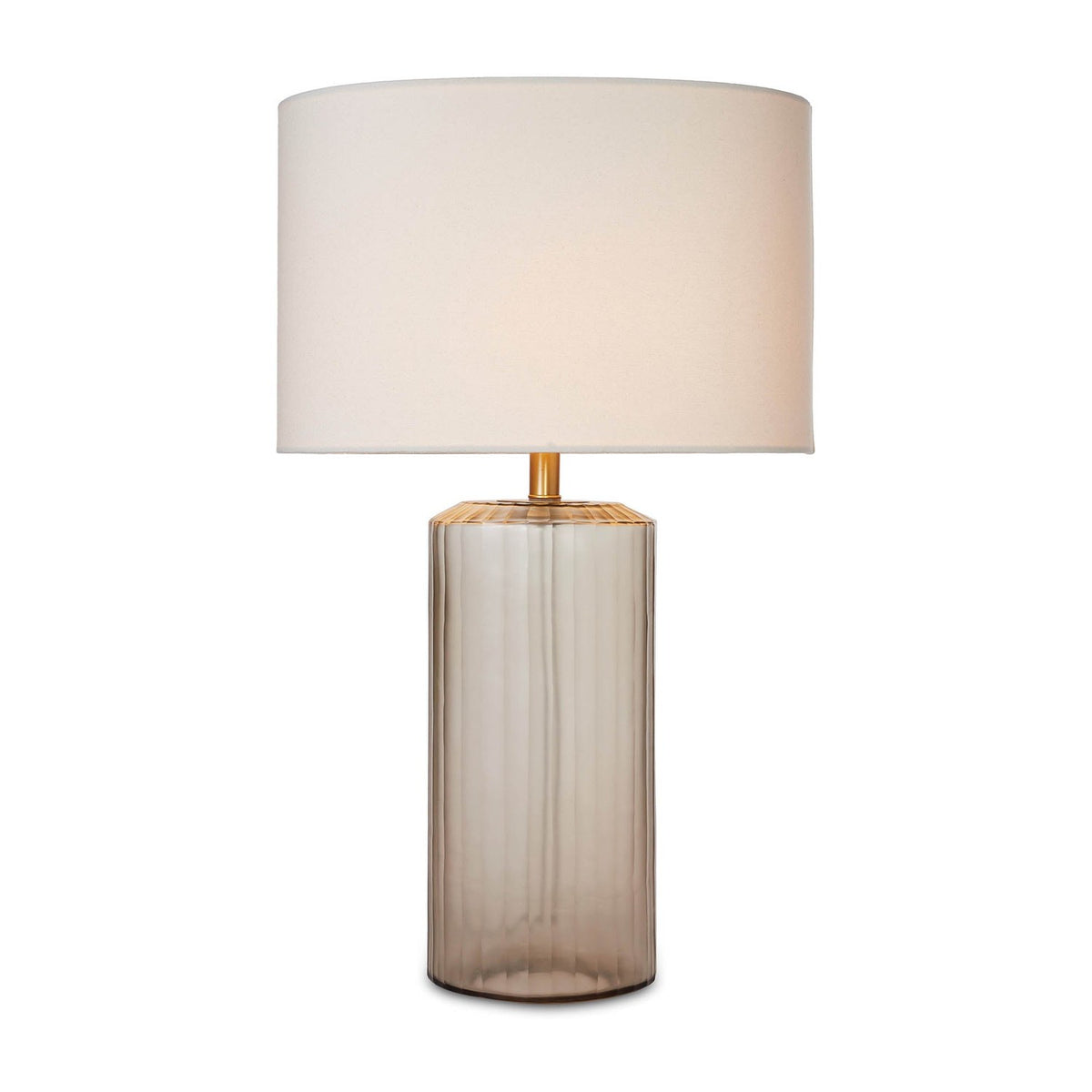 Valeria Ribbed Frosted Glass Table Lamp