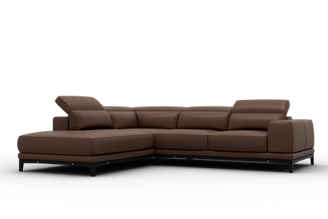 Valletta Leather Corner Sectional Sofa