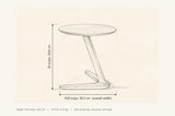 Vigevano dimensions: 19.8 in wide, 19.8 in deep, 20 in high