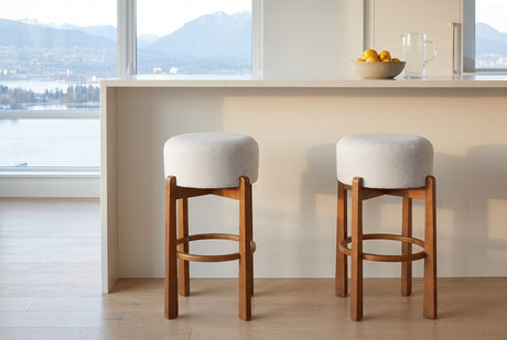 Vogogna Round Backless Bar Stool