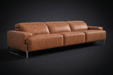 Valencia Melania Distressed Leather Recliner Sofa