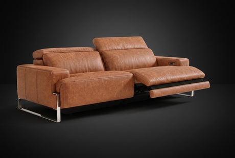Valencia Melania Distressed Leather Recliner Sofa