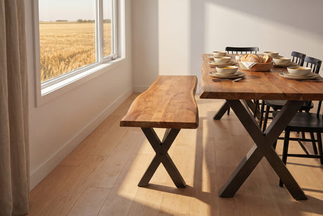 Wexford Live Edge Dining Bench