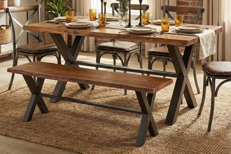 Wexford Live Edge Dining Bench