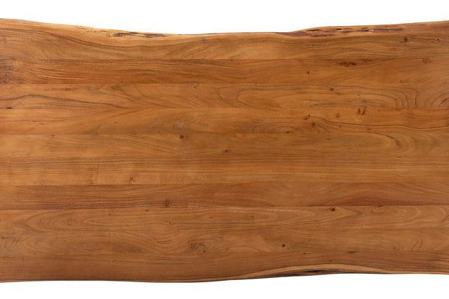 Wexford Live Edge Solid Acacia Dining Table - Matte Lacquer Finish