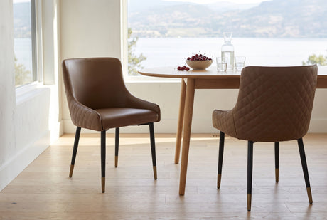 Wilkes Faux Leather Dining Chair (Set of 2)