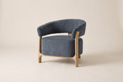 Willoughby club chair in Spruce Grey chenille