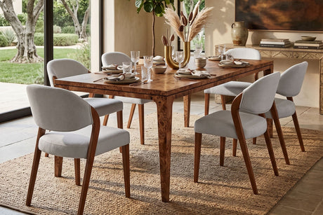Winslow Burl Dining Table
