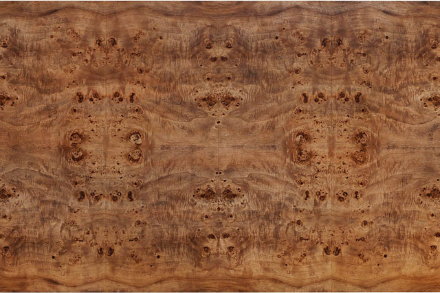 Winslow Dark Burl Veneer Dining Table - No Two Alike