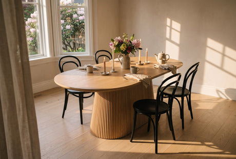 Yale Oval Pedestal Dining Table