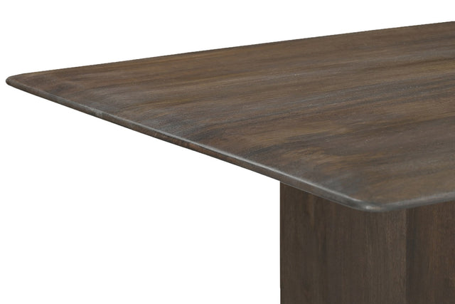 Zane Solid Mango Wood 7-Piece Dining Set - Solid Mango Wood Top