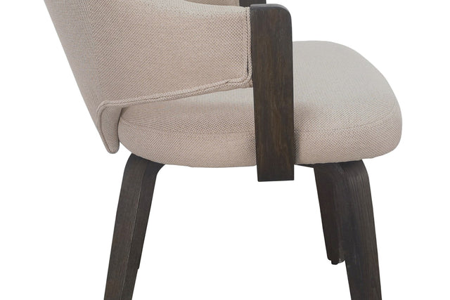 Zane Solid Mango Wood 7-Piece Dining Set - Bentwood Arms and Legs