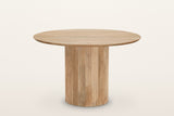 Zuccarello round mango dining table in Natural