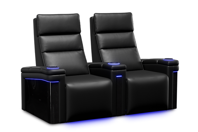 Valencia Monza Carbon Fiber Home Theater Seating