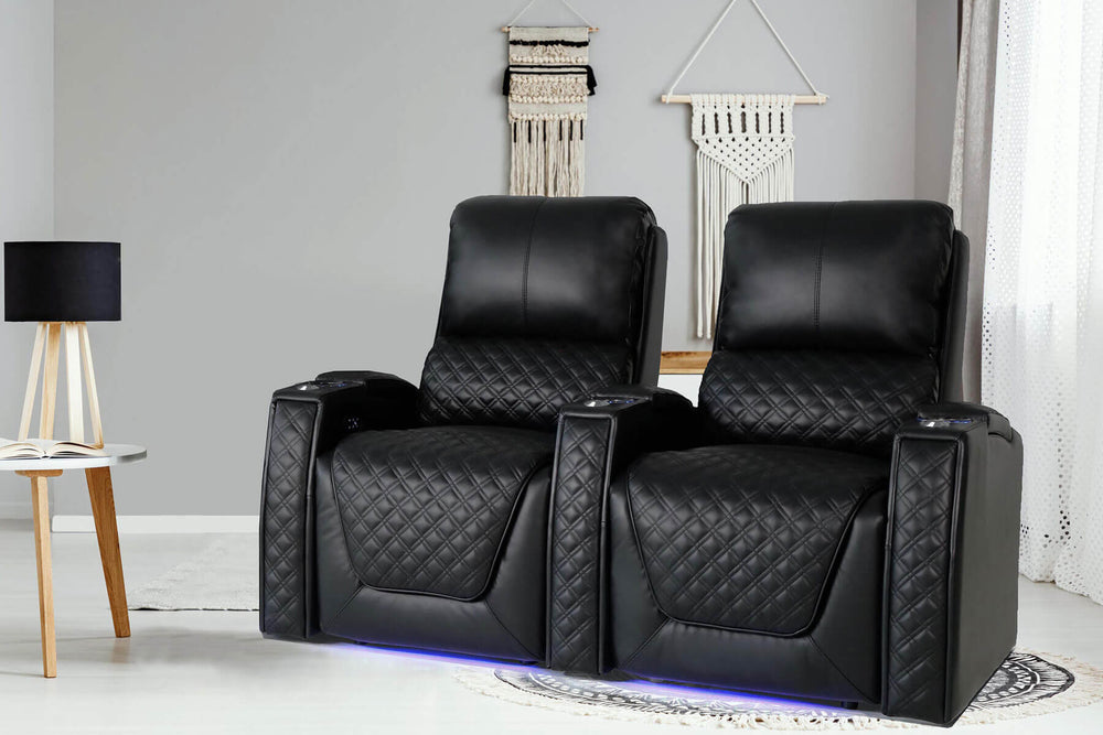 Valencia Bern Leather Home Theater Seating