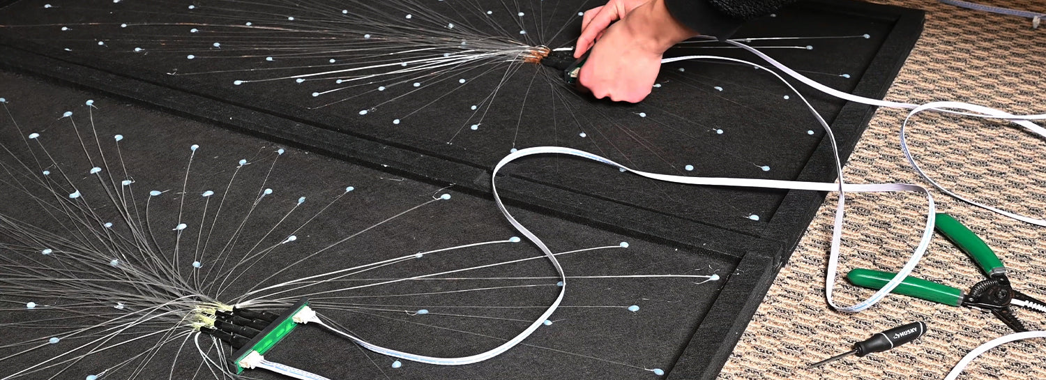Additional starlight panels connected together